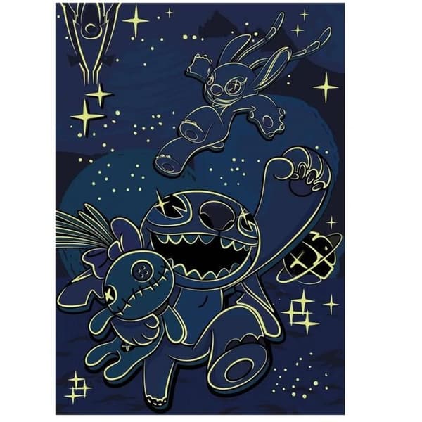 Pussel 100 bitar XL Neon: Stitch