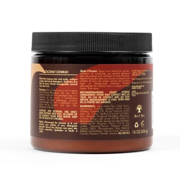 As I Am Coconut Co-wash Conditioner 16oz
