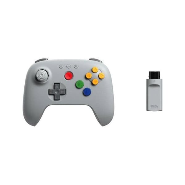 Trådløs controller - 8BITDO - 8BitDo 64 2.4G - Kompatibel med N64 - Analog 3D - Windows