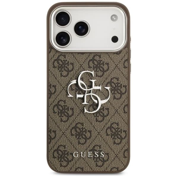 Coque Guess Hardcase Big 4G Logo Classic Logo til iPhone 17 Pro Max - Brun