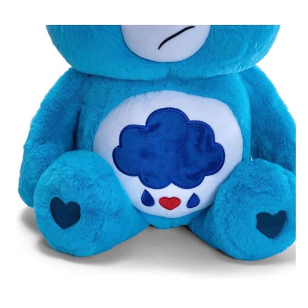 Krammedyr - SIMBA - Bamse - Grumpy - 60 cm - Blå - Unisex