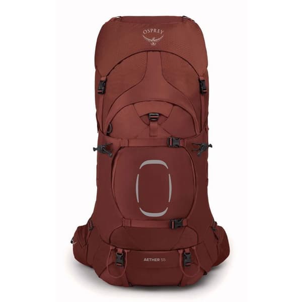 Osprey Rygsæk terracotta til kvinder og mænd - Aether 55 S / M Deep Acorn Red 304391