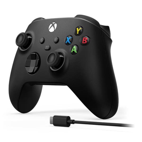 Microsoft Xbox Controller Trådlös Svart Gamepad Bluetooth USB för PC Xbox Android iOS