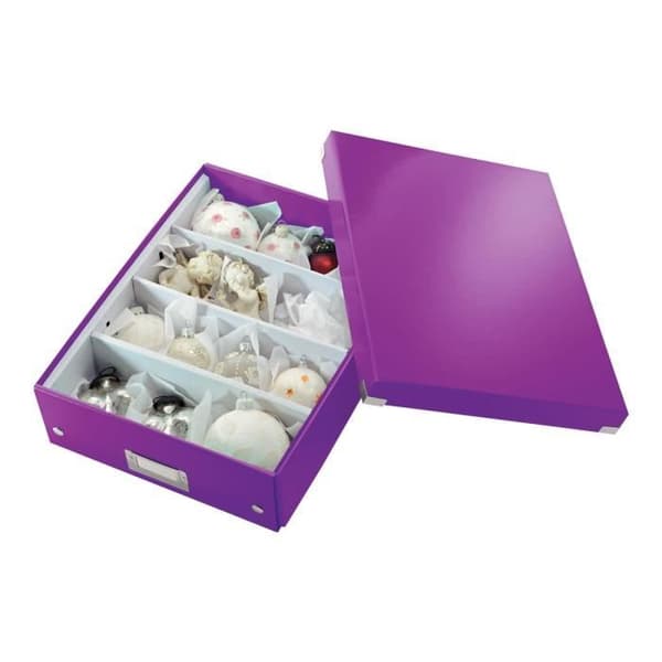 Leitz Click & Store WOW Medium - Arkivlåda - lila