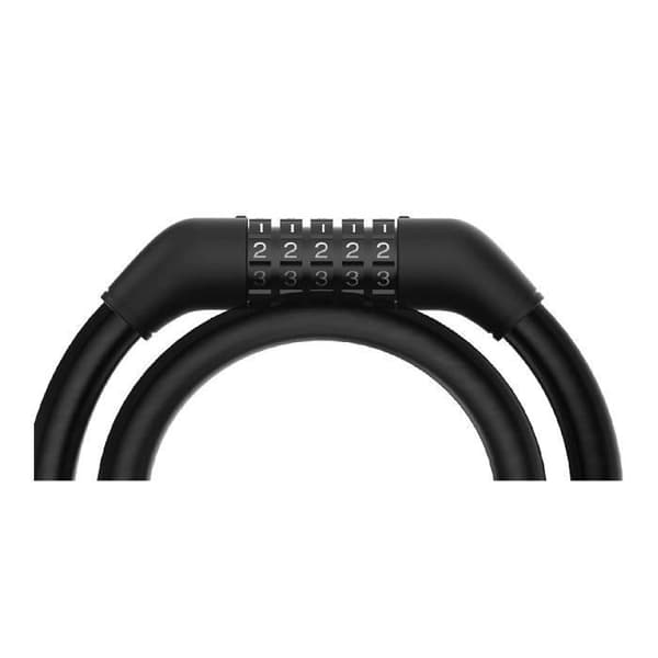 Tyverisikringskabel til Xiaomi el-scooter - Sort
