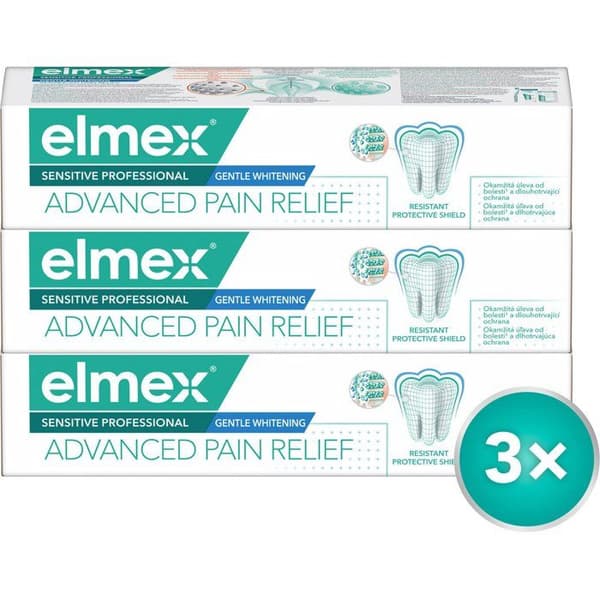 ELMEX Sensitive Professional Blanchiment doux 3 × 75 ml