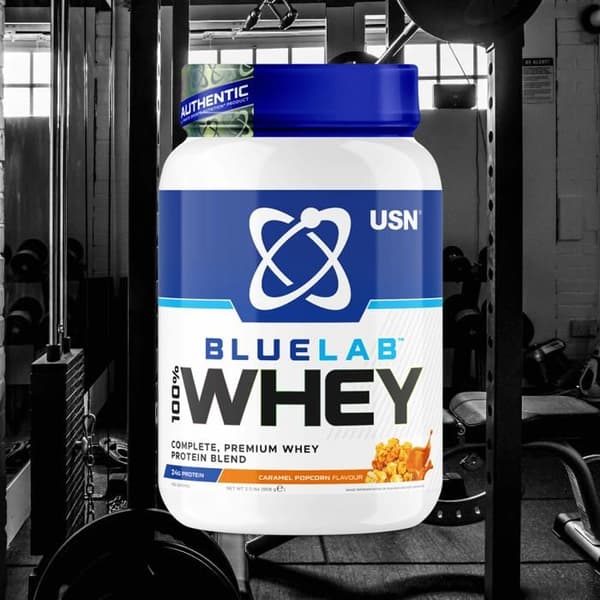 Blue Lab Whey 908g Karamellpopcorn USN Protein