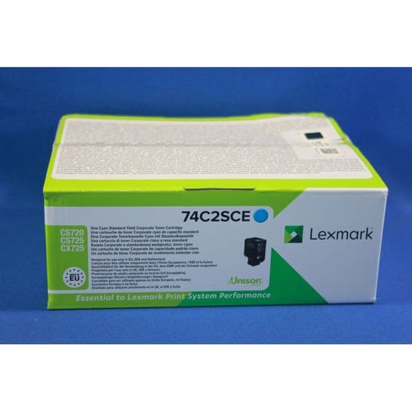 Lexmark tonerpatron - Cyan - Laser - Standardydelse - 7000 sider