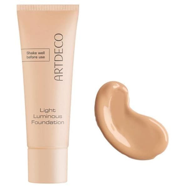 Lysende foundation - ARTDECO - Farve 6 Neutral - 25 ml - Let tekstur - Blålysbeskyttelse