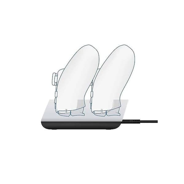 Lade station til controllere - Trust - GXT 254 Duo - Dock PS5 - Dobbelt opladning - USB-C - LED indikator - Sort
