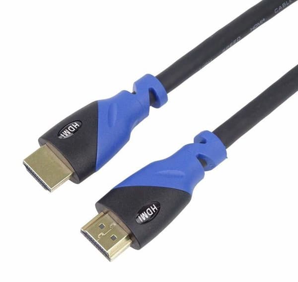 HDMI-kabel - Premiumcord - 2 meter - 4K - HDR - Flettet multiple