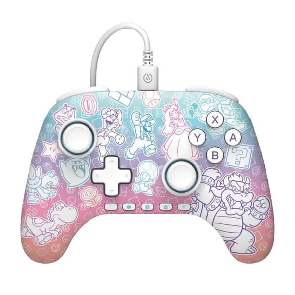 Spilcontroller - Nintendo Switch 2 - Svampeverden - Kablet - Power A