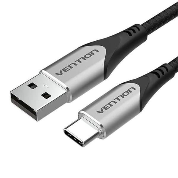 Tilbehør til Vention USB 2.0 A til USB-C kabel, 3A, 3m