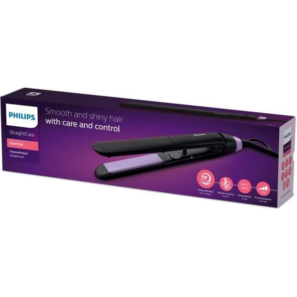 Philips BHS377/00 Essential Hårglatter - Keratinplade - 10 temperaturindstillinger