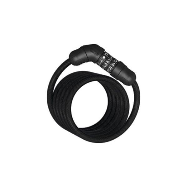 Antivold - ABUS - 4508C - Stål - 3 cifre - 8 mm - Sort