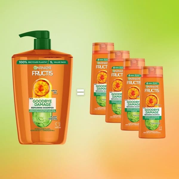 GARNIER Fructis Shampoo Goodbye Damage 1000 ml