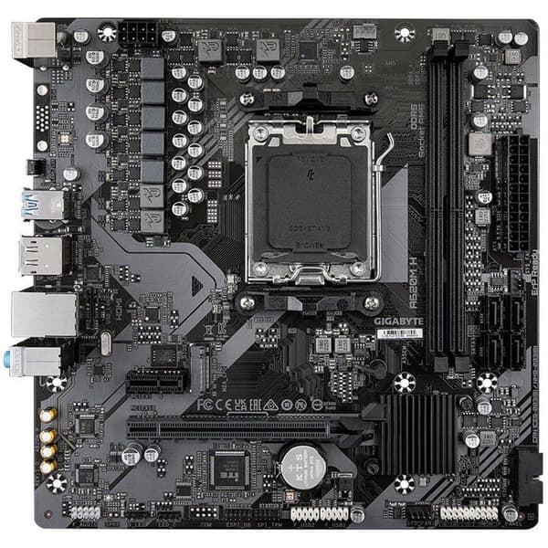 Moderkort - GIGABYTE - A620M H - Format Micro-ATX - Chipset AMD A620 - DDR5 & PCIe 4.0