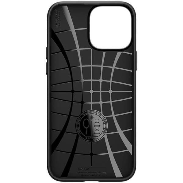 Coque - Spigen - iPhone 13 Pro Max - Blød - Sort - God beskyttelse - Mat