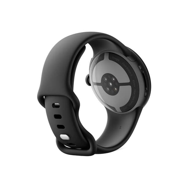 Google Pixel Watch 5 41 mm Bluetooth Sort Mat med sort vulkansk gummibånd