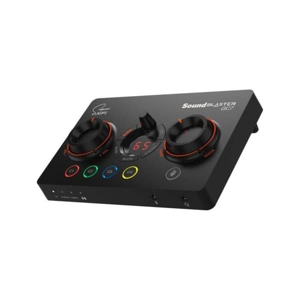 DAC og USB-forstærker - Creative - Sound Blaster GC7 - Programmerbare kontroller - Super X-Fi - Højfidelity lyd