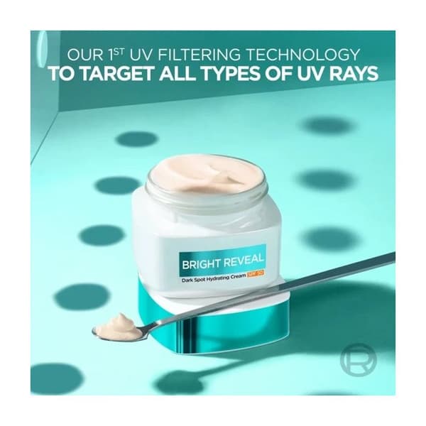 L'Oréal Bright Reveal ansiktskräm mot fläckar SPF50 50 ml