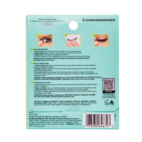 Vippe Lim - DUO Active - Gennemsigtig - Vandafvisende - 4.6g