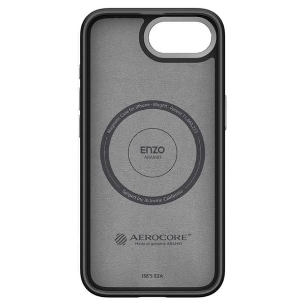 Spigen Enzo Aramid MagSafe Cover til iPhone 16e - Mat Sort