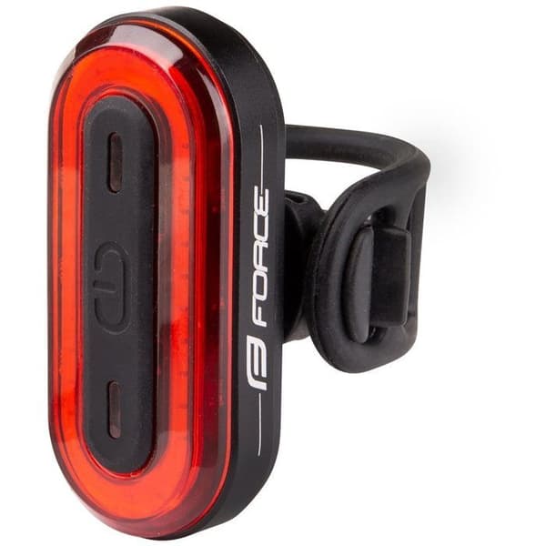 Cykelbaksida - FORCE - Force Arc - 40 lm - Uppladdningsbart batteri - Elastisk fäste