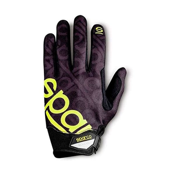 GANTS SPARCO MECA 3 STØRRELSE S SORT/GUL