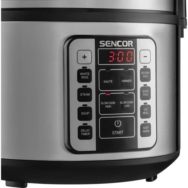 Multifunktionel riskoger - SENCOR - SRM 3151BK - 700 W - 1,5 L - Rustfrit stål