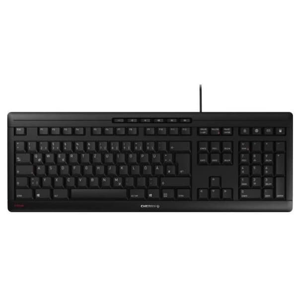 CHERRY STREAM Tangentbord - USB - Tyska - CHERRY SX Switch - Svart