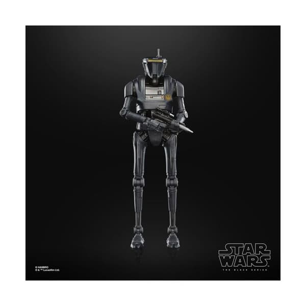 Figur - HASBRO - Sentinel N5 - Sort - 15 cm - Star Wars The Mandalorian
