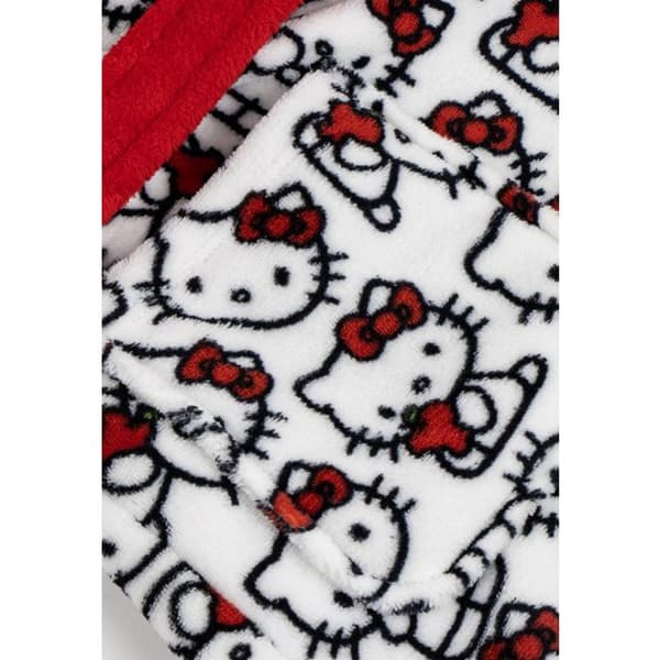 Badrumsmikrofleece med applikationer – Hello Kitty