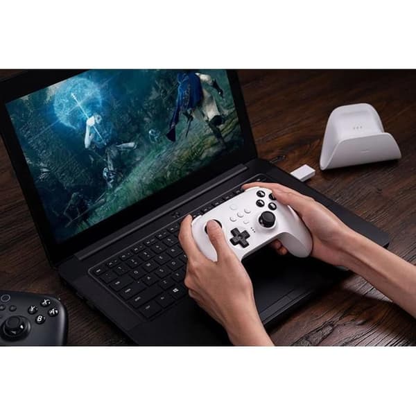 8Bitdo Bluetooth Ultimate Controller för Nintendo Switch & PC Windows - Vit