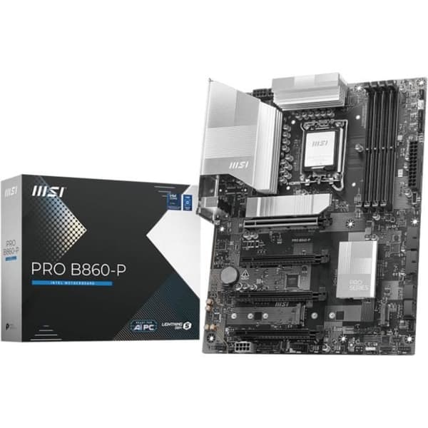 Moderkort - MSI - PRO B860-P Intel B860 LGA 1851 (Socket V1) ATX