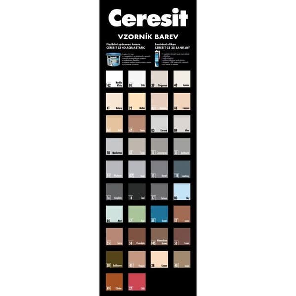 Ceresit Sanitetssilikon CS 25 pergament, 280 ml