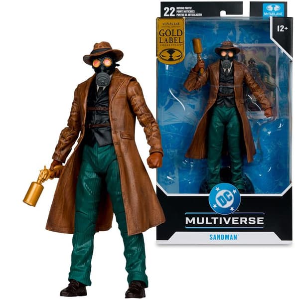 Figur - MCFARLANE - Sandman (Wesley Dodds) - 7 tum - Multicolor - DC Comics
