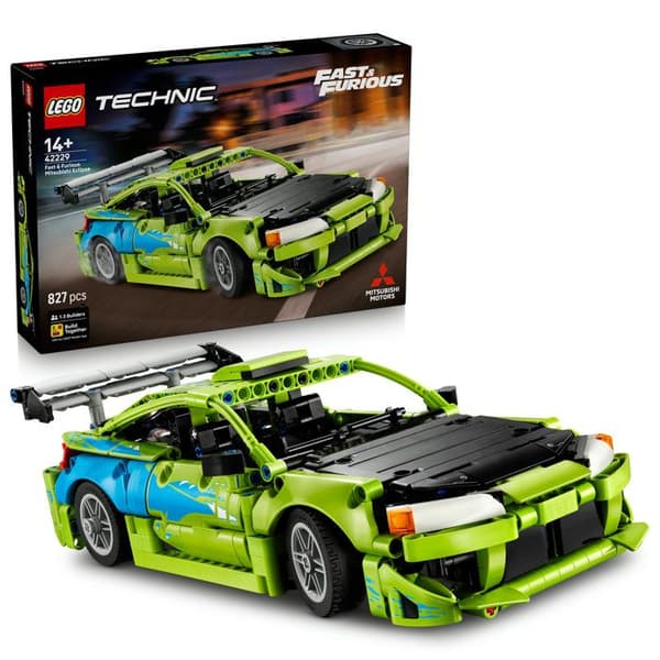 LEGO Technic 42229 Mitsubishi Eclipse bil fra Fast and Furious - Samleobjekt til 14 år