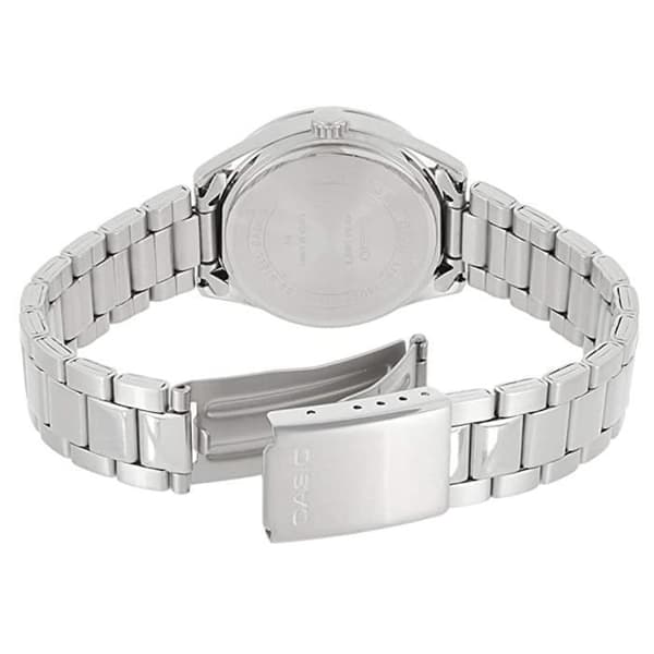 Ur - CASIO - Casio klassisk stål - Hvid urskive - Stålrem - 30 mm