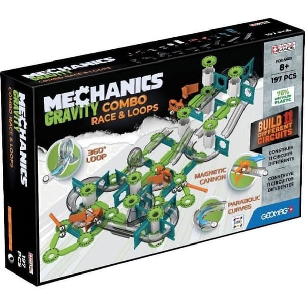 MECHANICS EcoFriendly - Combo Pakke: Race + Loop 197 dele Tyngdekraft