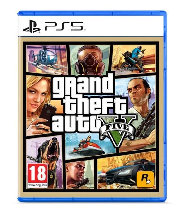 Videospil - ROCKSTAR - Grand Theft Auto V - PS5 - Action - Blu-Ray - PEGI 18+