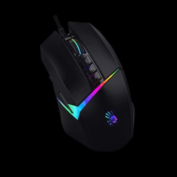 Mus - A4TECH - W60 Max - Ambidextrisk - 10000 DPI - USB Typ A