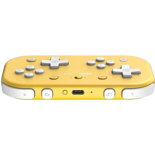 8BitDo Lite Yellow Bluetooth Controller til Switch Lite, Switch og Windows