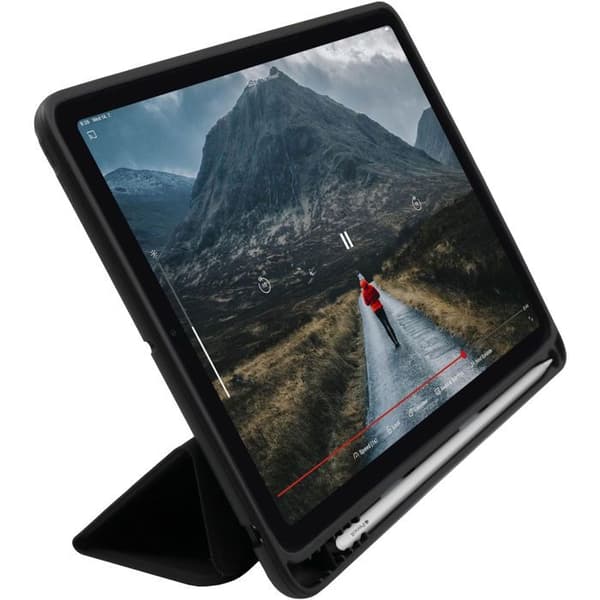 Etui til iPad Air - FIXED - Padcover - Sort - TPU og kunstlæder - Støtte til stylus