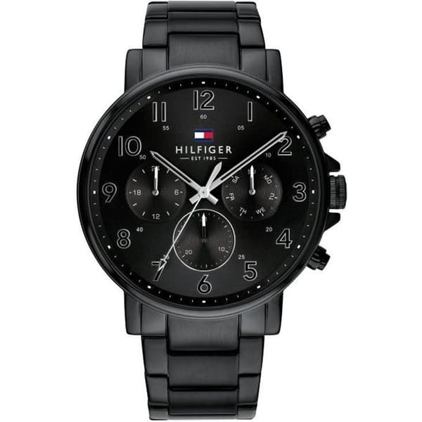 Ur - Tommy Hilfiger - 1710383 - Rustfrit stål - Sort - Kvarts - 5 ATM