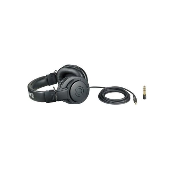 Studio-hovedtelefoner - AUDIO TECHNICA - ATH-M20x - Circumaural - Aktiv støjreduktion - Sort