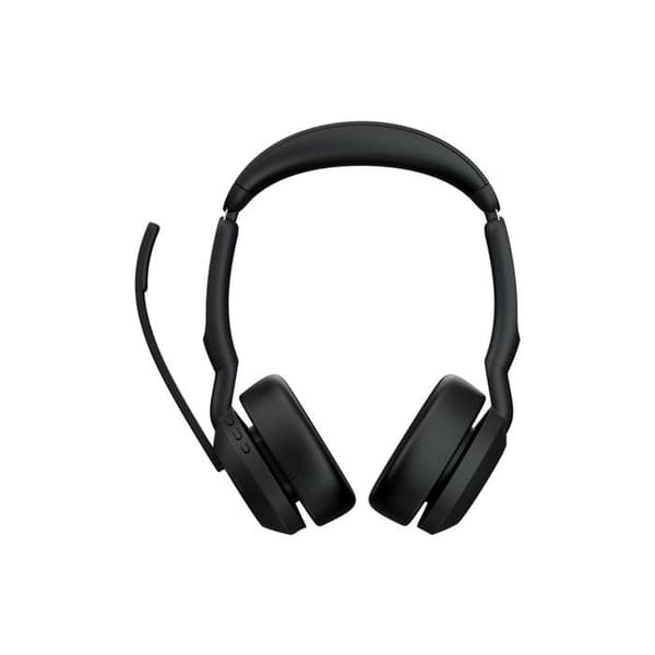 Jabra Evolve2 55 UC Stereo - Headset - on-ear - Bluetooth - trådløs - aktiv støjreduktion - USB-A - sort -