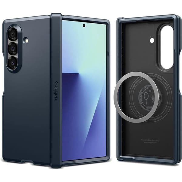 Coque - SPIGEN - Tough Armor Pro MagFit - Metalgrå - Stødbeskyttelse - Hybrid design