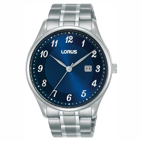 Ur - LORUS - Klassisk Lorus ur - Rustfrit stål - Blå urskive - 42 mm