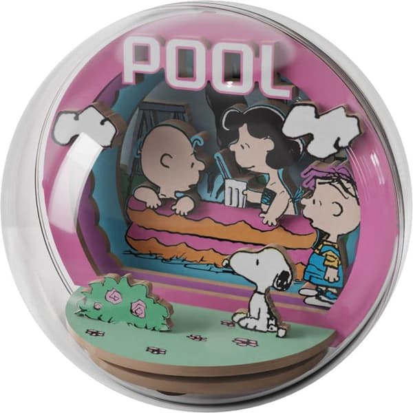 Model - PANTASY - Snoopy Puremind - Farve Rosa - Til Børn - Træ Teater Globe